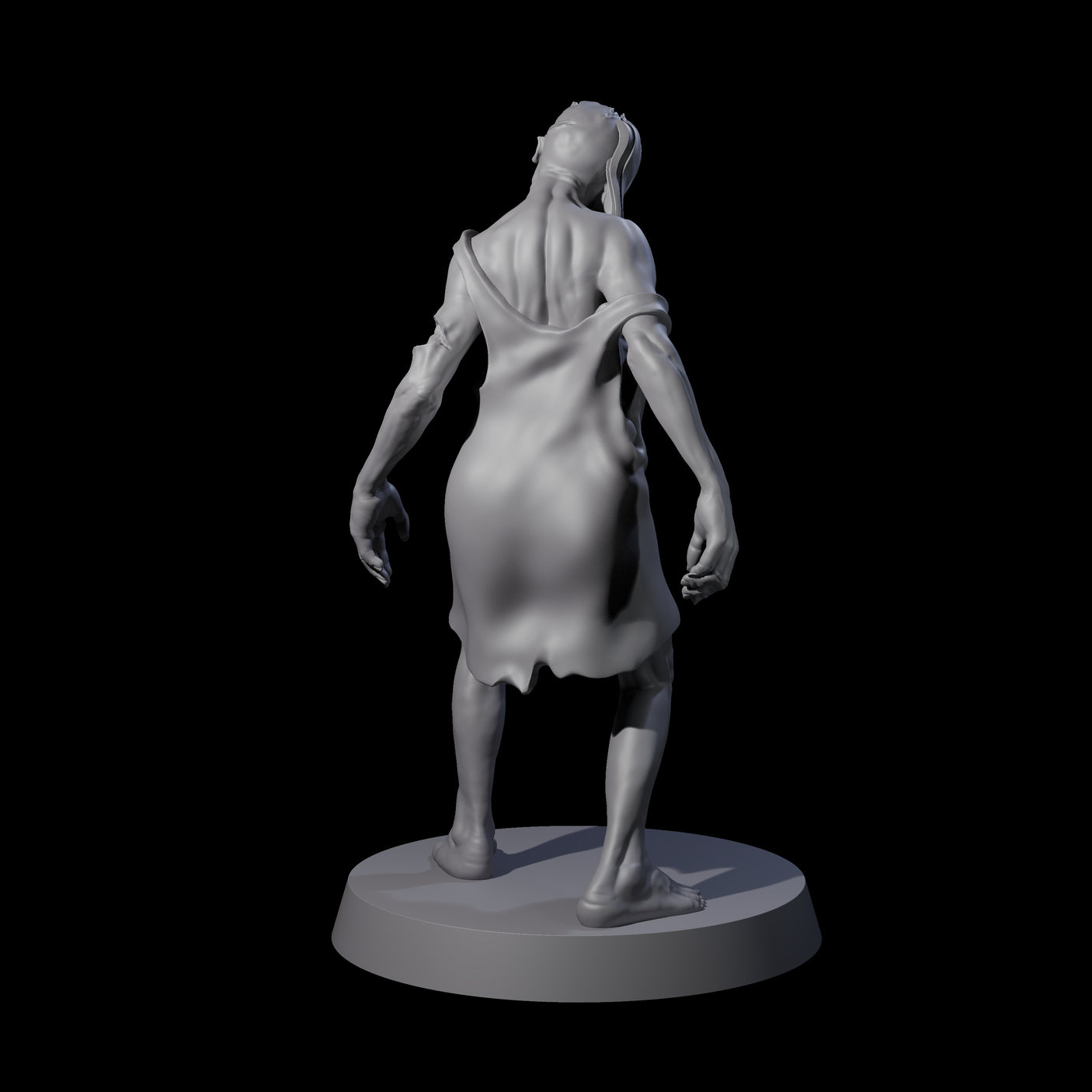 Lurching Zombie C Miniature for Dungeons and Dragons, Pathfinder or other TTRPGs
