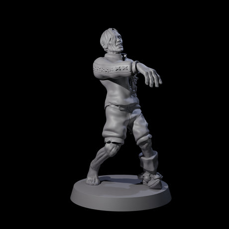 Lurching Zombie D Miniature for Dungeons and Dragons, Pathfinder or other TTRPGs