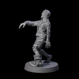 Lurching Zombie D Miniature for Dungeons and Dragons, Pathfinder or other TTRPGs