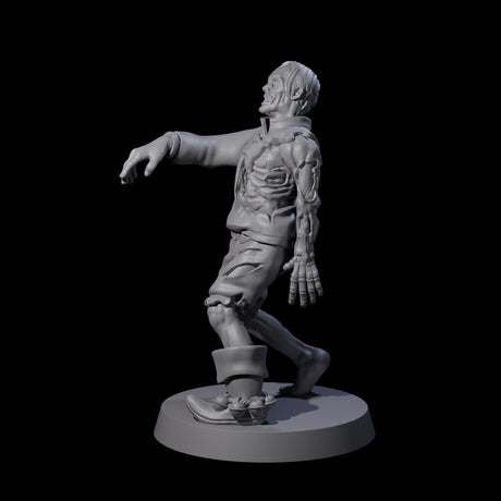 Lurching Zombie D Miniature for Dungeons and Dragons, Pathfinder or other TTRPGs