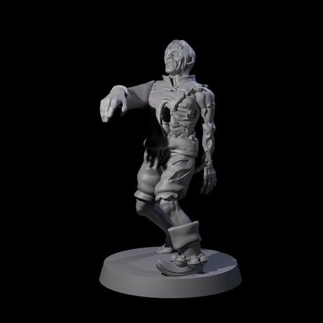 Lurching Zombie D Miniature for Dungeons and Dragons, Pathfinder or other TTRPGs
