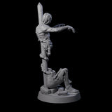 Lurching Zombie E Miniature for Dungeons and Dragons, Pathfinder or other TTRPGs