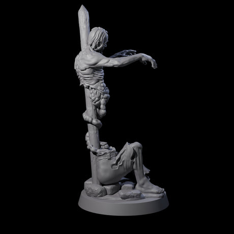 Lurching Zombie E Miniature for Dungeons and Dragons, Pathfinder or other TTRPGs