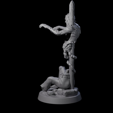 Lurching Zombie E Miniature for Dungeons and Dragons, Pathfinder or other TTRPGs