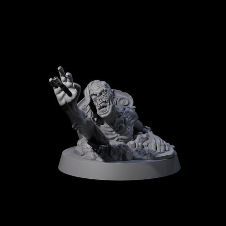 Lurching Zombie F Miniature for Dungeons and Dragons, Pathfinder or other TTRPGs