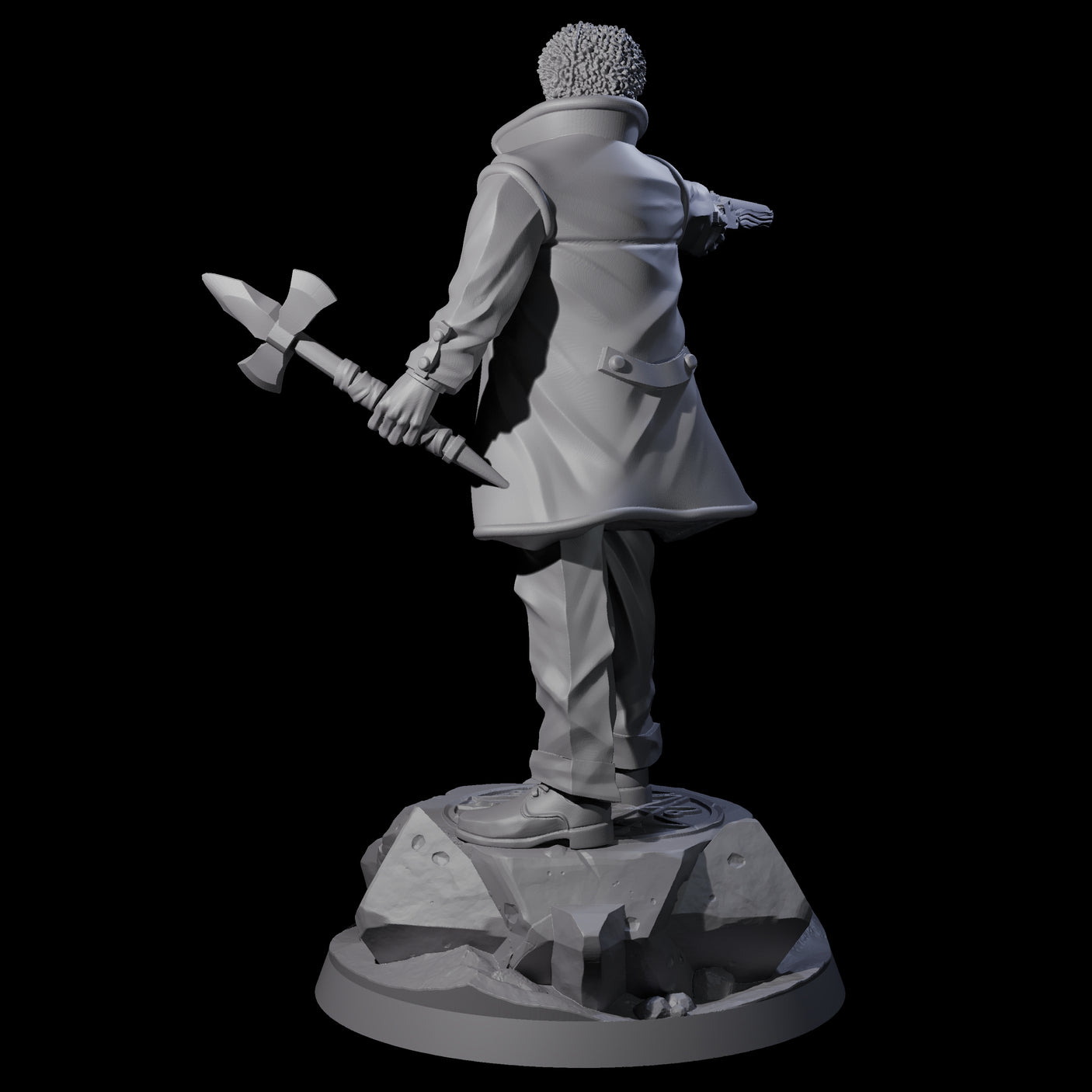 MFing Priest Human Investigator Miniature for Dungeons and Dragons, Pathfinder or other TTRPGs