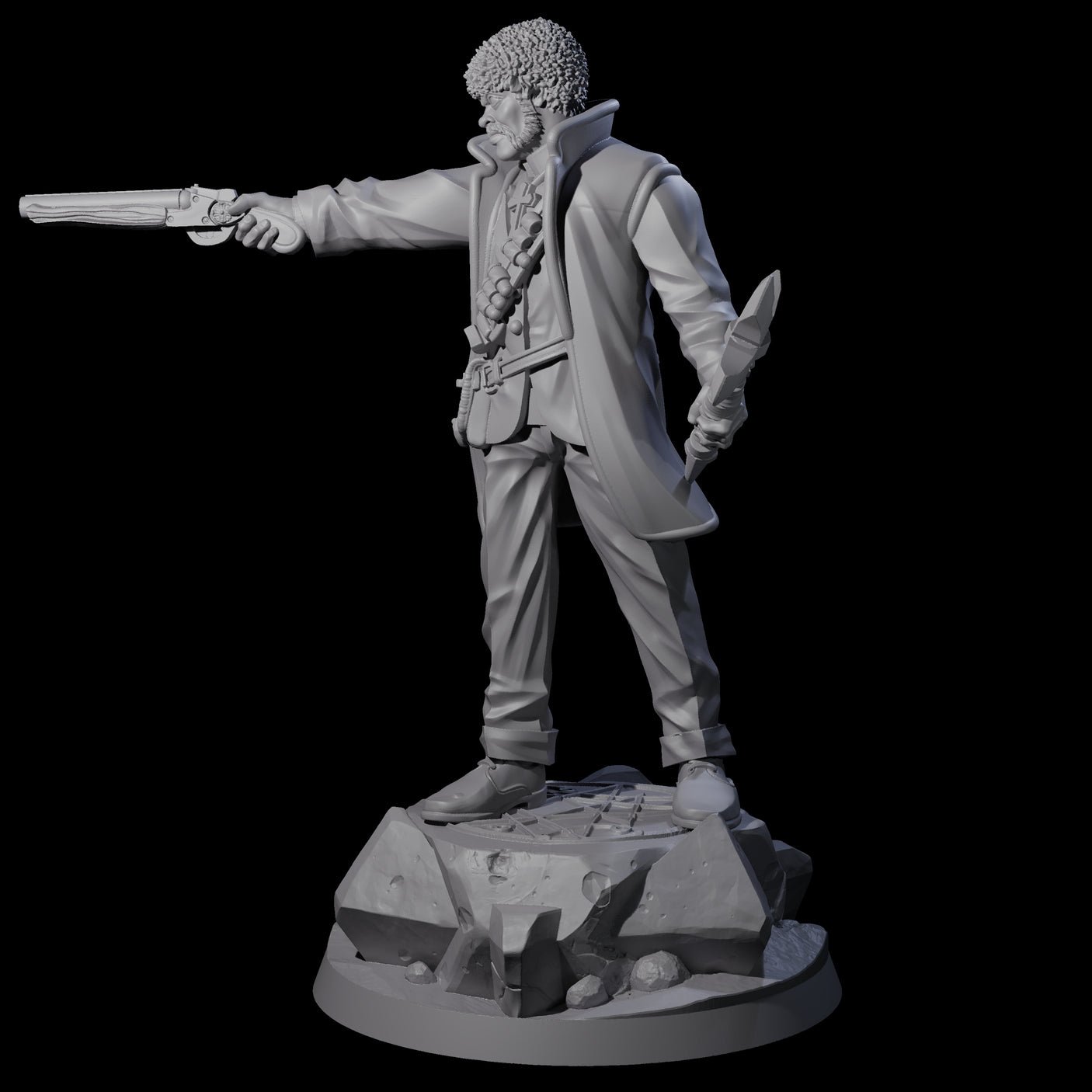 MFing Priest Human Investigator Miniature for Dungeons and Dragons, Pathfinder or other TTRPGs
