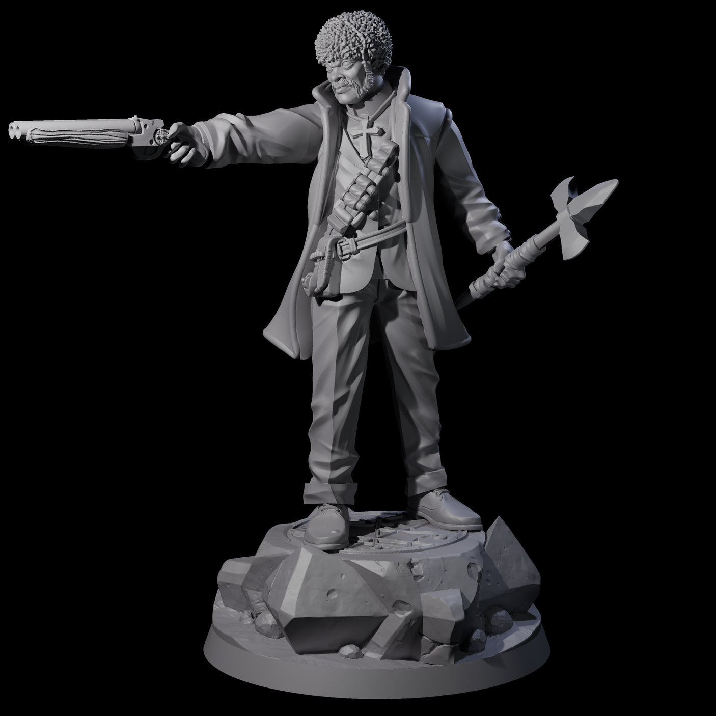 MFing Priest Human Investigator Miniature for Dungeons and Dragons, Pathfinder or other TTRPGs