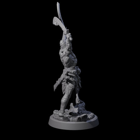 Mad Cultist Raider A Miniature for Dungeons and Dragons, Pathfinder or other TTRPGs