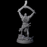 Mad Cultist Raider A Miniature for Dungeons and Dragons, Pathfinder or other TTRPGs