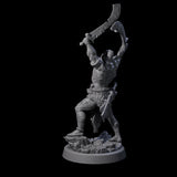 Mad Cultist Raider A Miniature for Dungeons and Dragons, Pathfinder or other TTRPGs