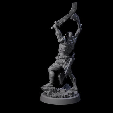 Mad Cultist Raider A Miniature for Dungeons and Dragons, Pathfinder or other TTRPGs