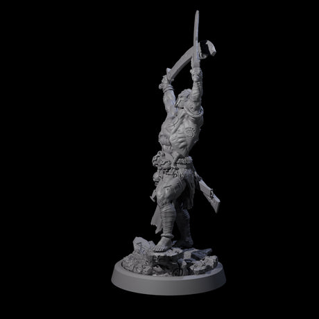 Mad Cultist Raider A Miniature for Dungeons and Dragons, Pathfinder or other TTRPGs