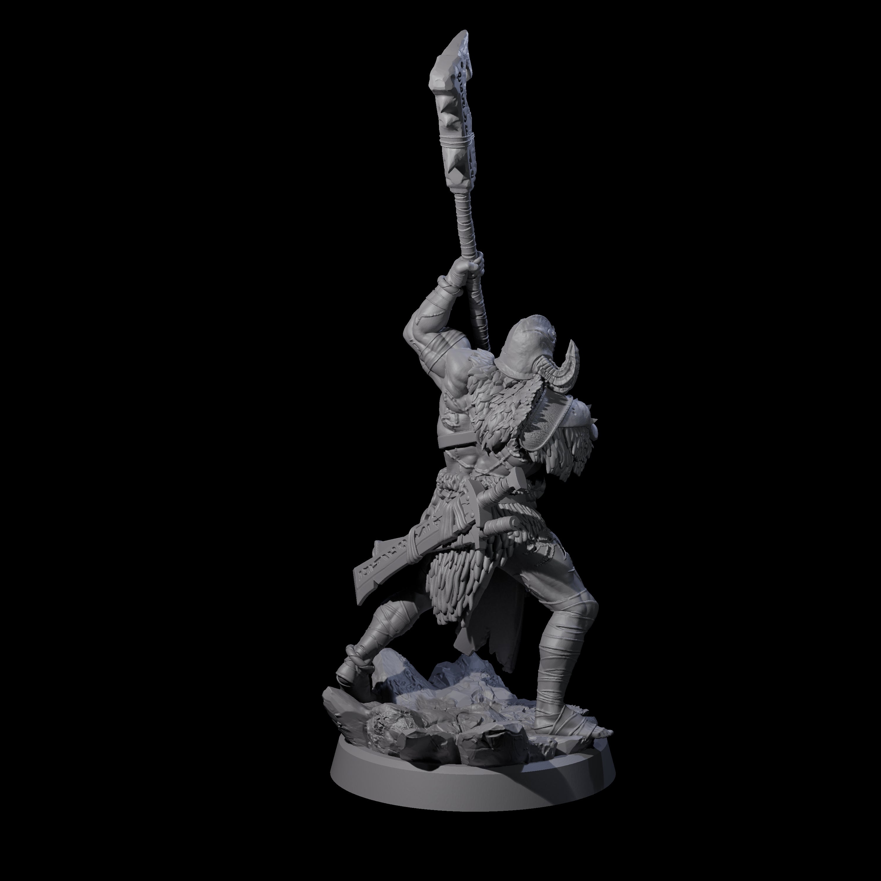 Mad Cultist Raider B Miniature for Dungeons and Dragons, Pathfinder or other TTRPGs