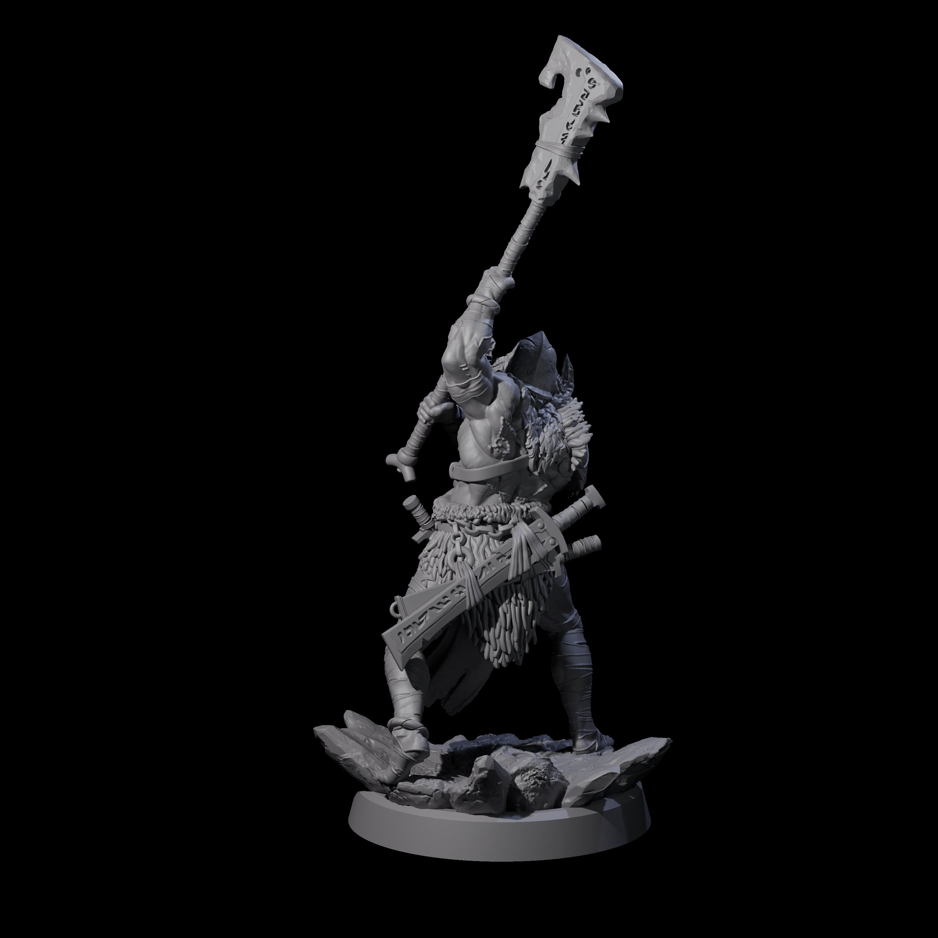Mad Cultist Raider B Miniature for Dungeons and Dragons, Pathfinder or other TTRPGs