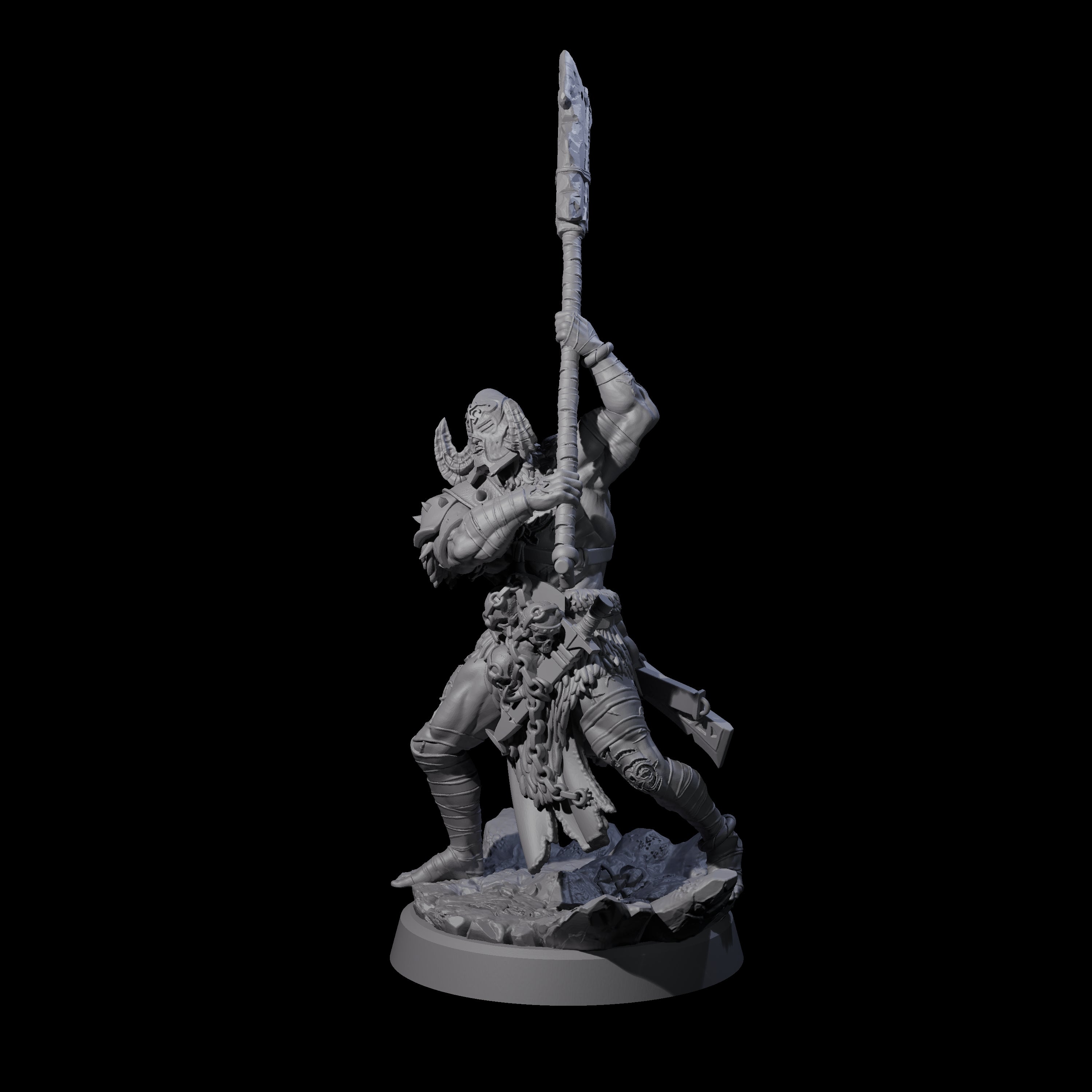 Mad Cultist Raider B Miniature for Dungeons and Dragons, Pathfinder or other TTRPGs