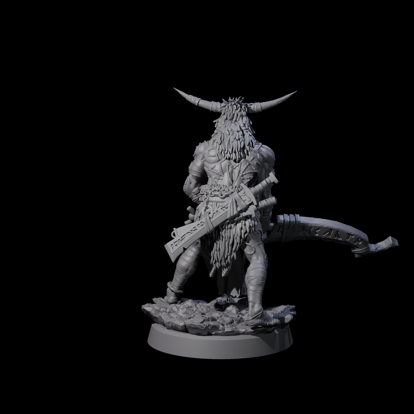 Mad Cultist Raider D Miniature for Dungeons and Dragons, Pathfinder or other TTRPGs