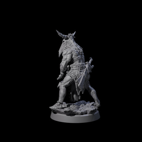 Mad Cultist Raider D Miniature for Dungeons and Dragons, Pathfinder or other TTRPGs
