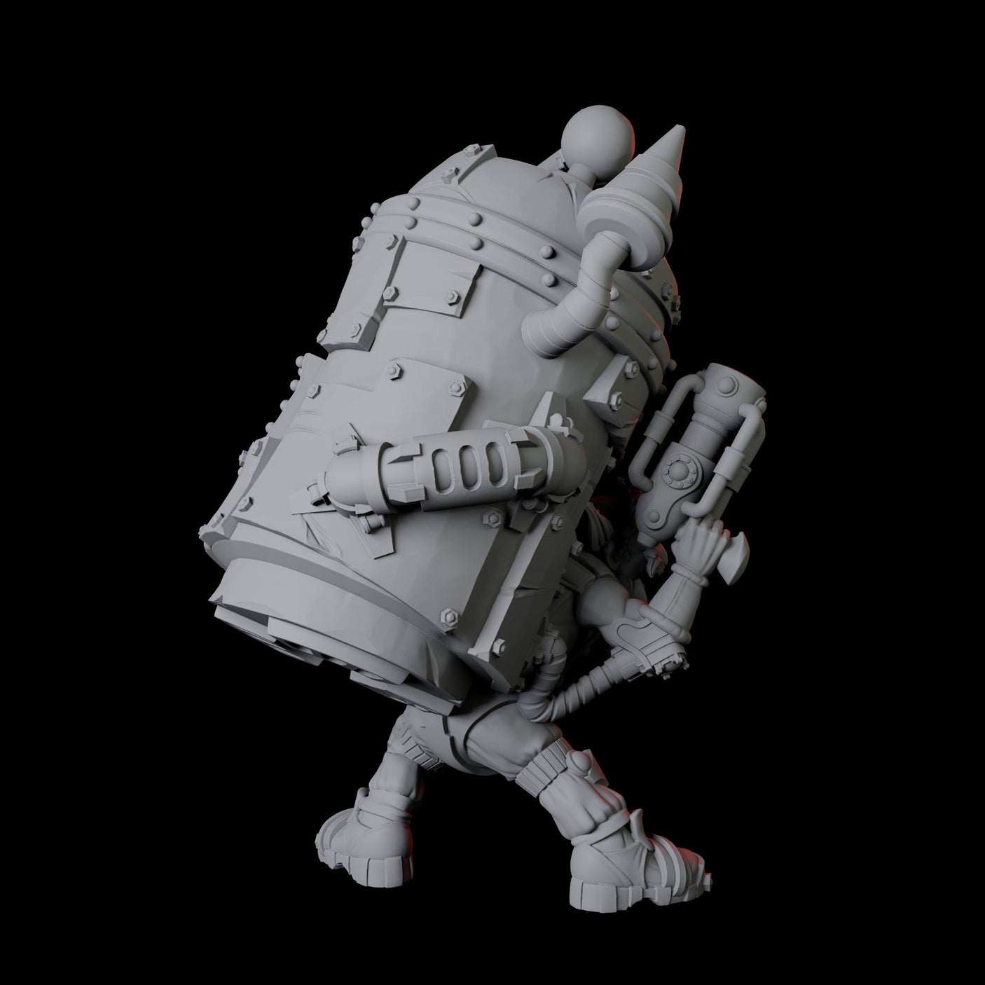 Mad Gnome Scientist Miniature for Dungeons and Dragons, Pathfinder or other TTRPGs