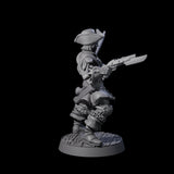 Mad Skeleton Pirate Crewman Miniature for Dungeons and Dragons, Pathfinder or other TTRPGs