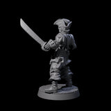 Mad Skeleton Pirate Crewman Miniature for Dungeons and Dragons, Pathfinder or other TTRPGs
