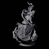 Magic Carpet Riding Hero Miniature for Dungeons and Dragons, Pathfinder or other TTRPGs