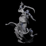 Magic Carpet Riding Hero Miniature for Dungeons and Dragons, Pathfinder or other TTRPGs