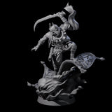 Magic Carpet Riding Hero Miniature for Dungeons and Dragons, Pathfinder or other TTRPGs