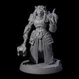 Magic Making Leonin Wizard Miniature for Dungeons and Dragons, Pathfinder or other TTRPGs