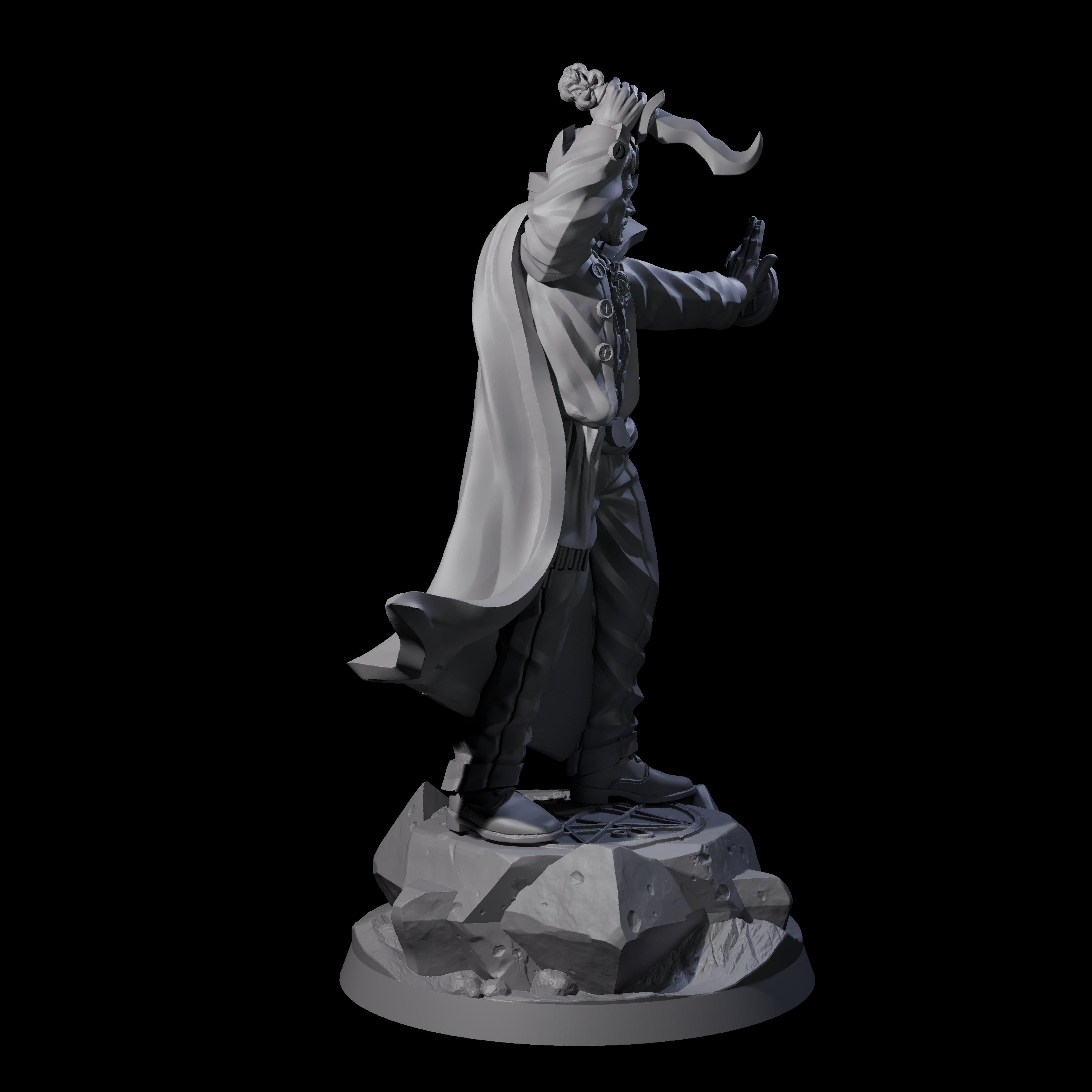 Magic Wielding Human Occultist Miniature for Dungeons and Dragons, Pathfinder or other TTRPGs
