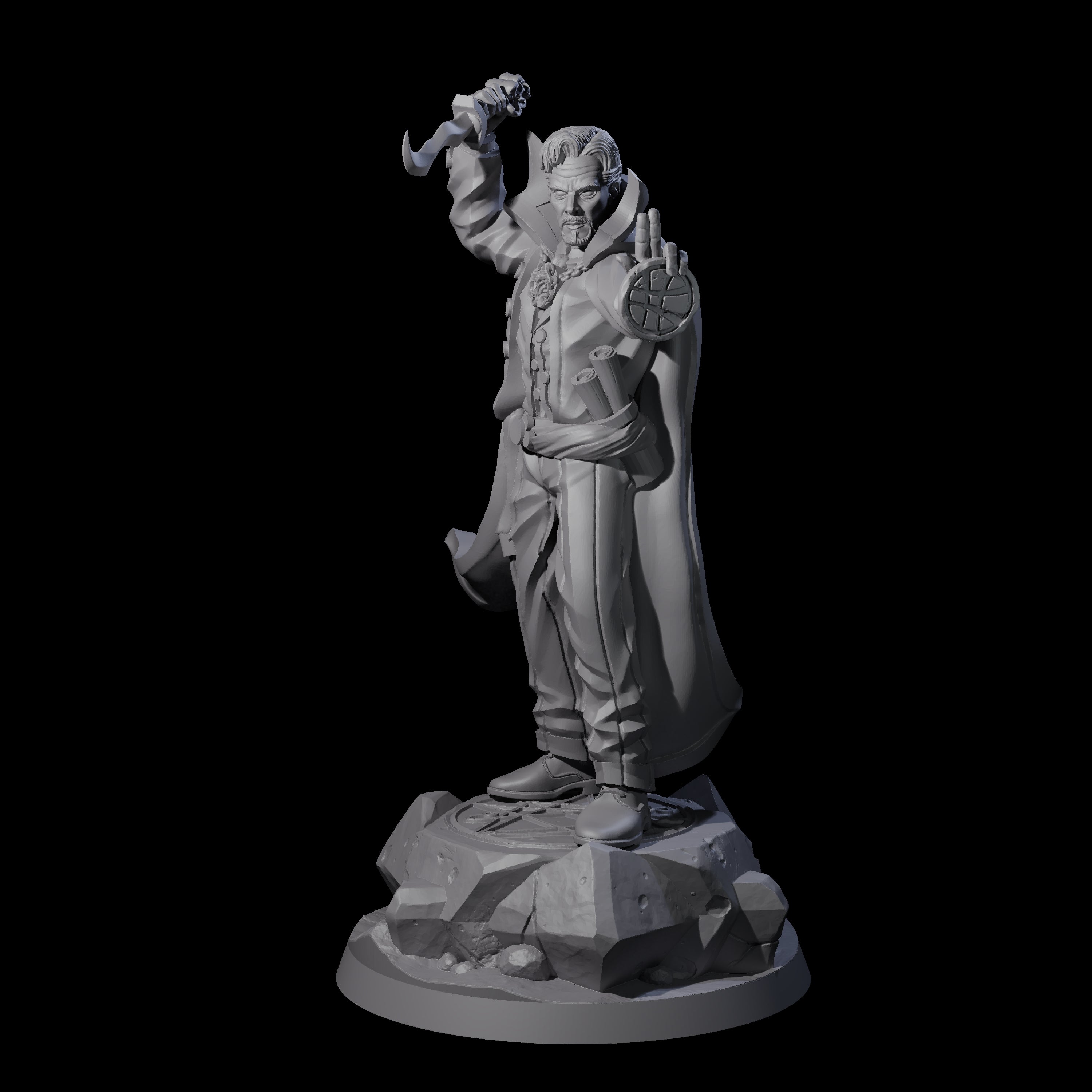 Magic Wielding Human Occultist Miniature for Dungeons and Dragons, Pathfinder or other TTRPGs