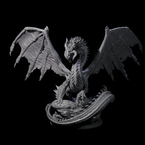Magnificent Dracolich Miniature for Dungeons and Dragons, Pathfinder or other TTRPGs