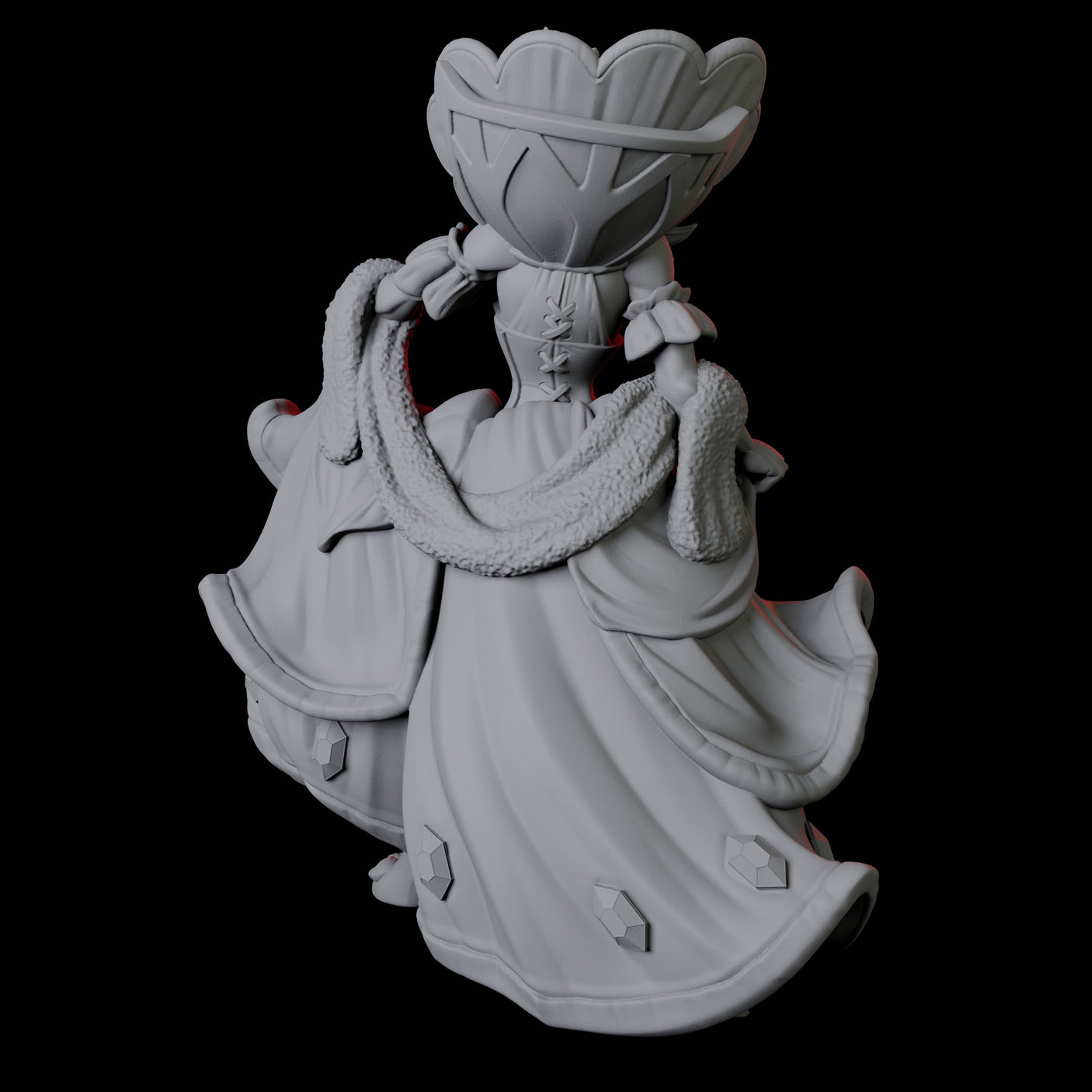 Maiden Miniature for Dungeons and Dragons, Pathfinder or other TTRPGs
