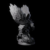 Majestic Fungal Dragon Miniature for Dungeons and Dragons, Pathfinder or other TTRPGs