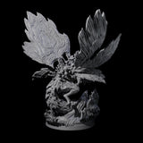 Majestic Fungal Dragon Miniature for Dungeons and Dragons, Pathfinder or other TTRPGs