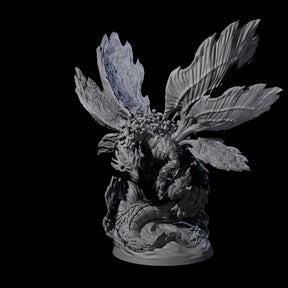 Majestic Fungal Dragon Miniature for Dungeons and Dragons, Pathfinder or other TTRPGs