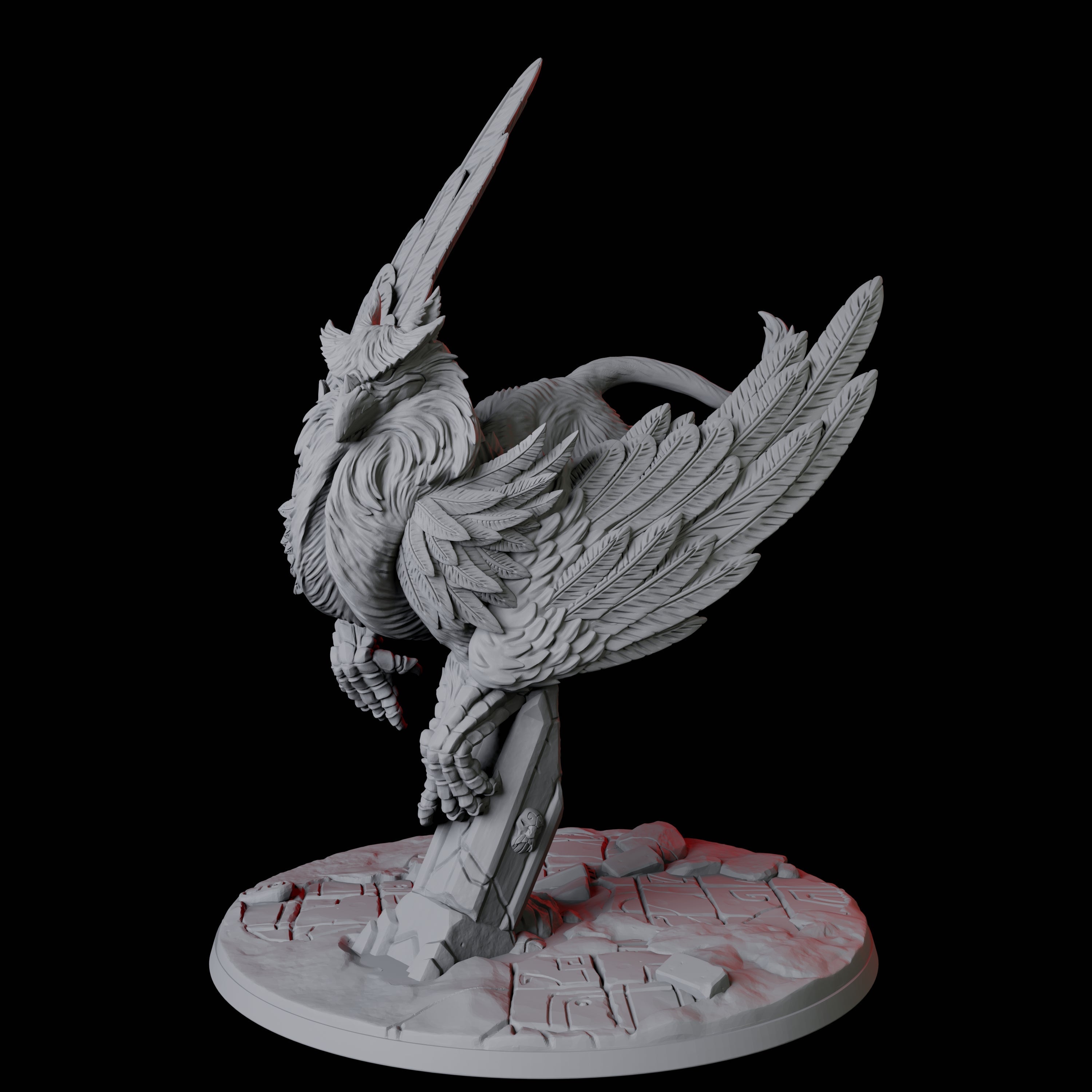 Majestic Griffon Miniature for Dungeons and Dragons, Pathfinder or other TTRPGs