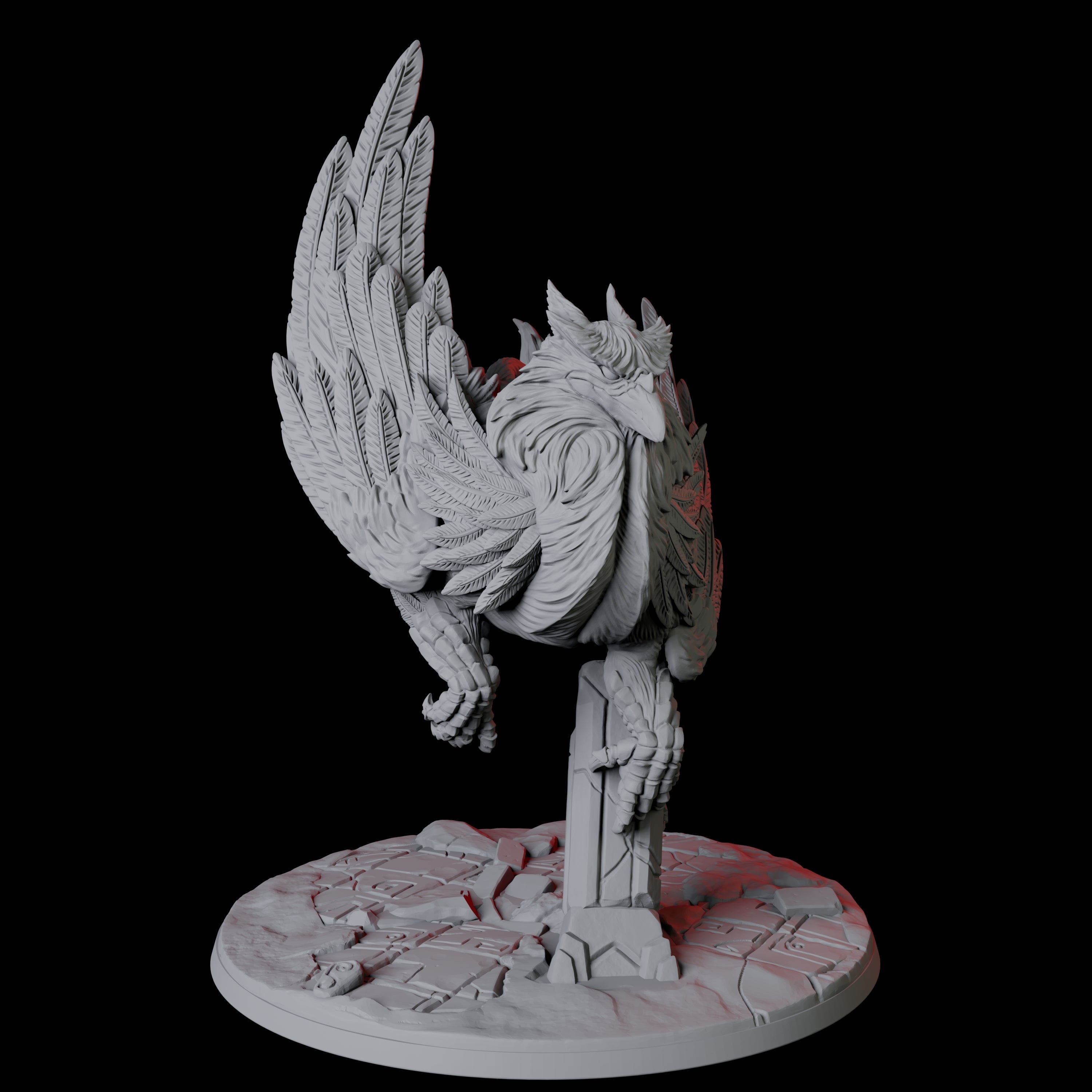 Majestic Griffon Miniature for Dungeons and Dragons, Pathfinder or other TTRPGs