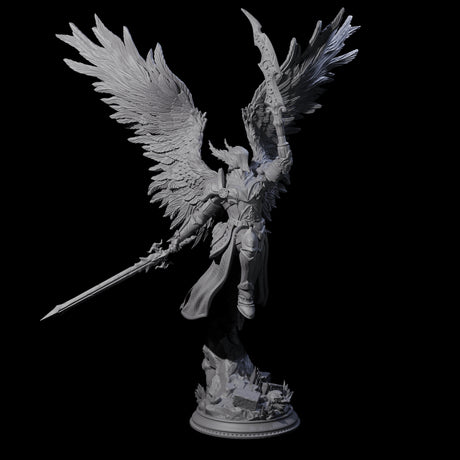 Majestic Solar Champion Miniature for Dungeons and Dragons, Pathfinder or other TTRPGs