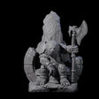 Majestic Ursine King Miniature for Dungeons and Dragons, Pathfinder or other TTRPGs