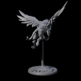 Majestic Winged Lion A Miniature for Dungeons and Dragons, Pathfinder or other TTRPGs