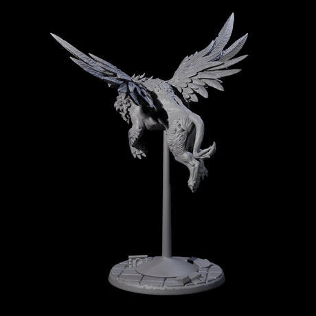 Majestic Winged Lion A Miniature for Dungeons and Dragons, Pathfinder or other TTRPGs