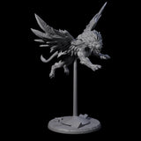 Majestic Winged Lion C Miniature for Dungeons and Dragons, Pathfinder or other TTRPGs