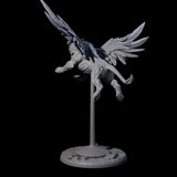 Majestic Winged Lion C Miniature for Dungeons and Dragons, Pathfinder or other TTRPGs