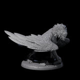 Majestic Winged Lion D Miniature for Dungeons and Dragons, Pathfinder or other TTRPGs