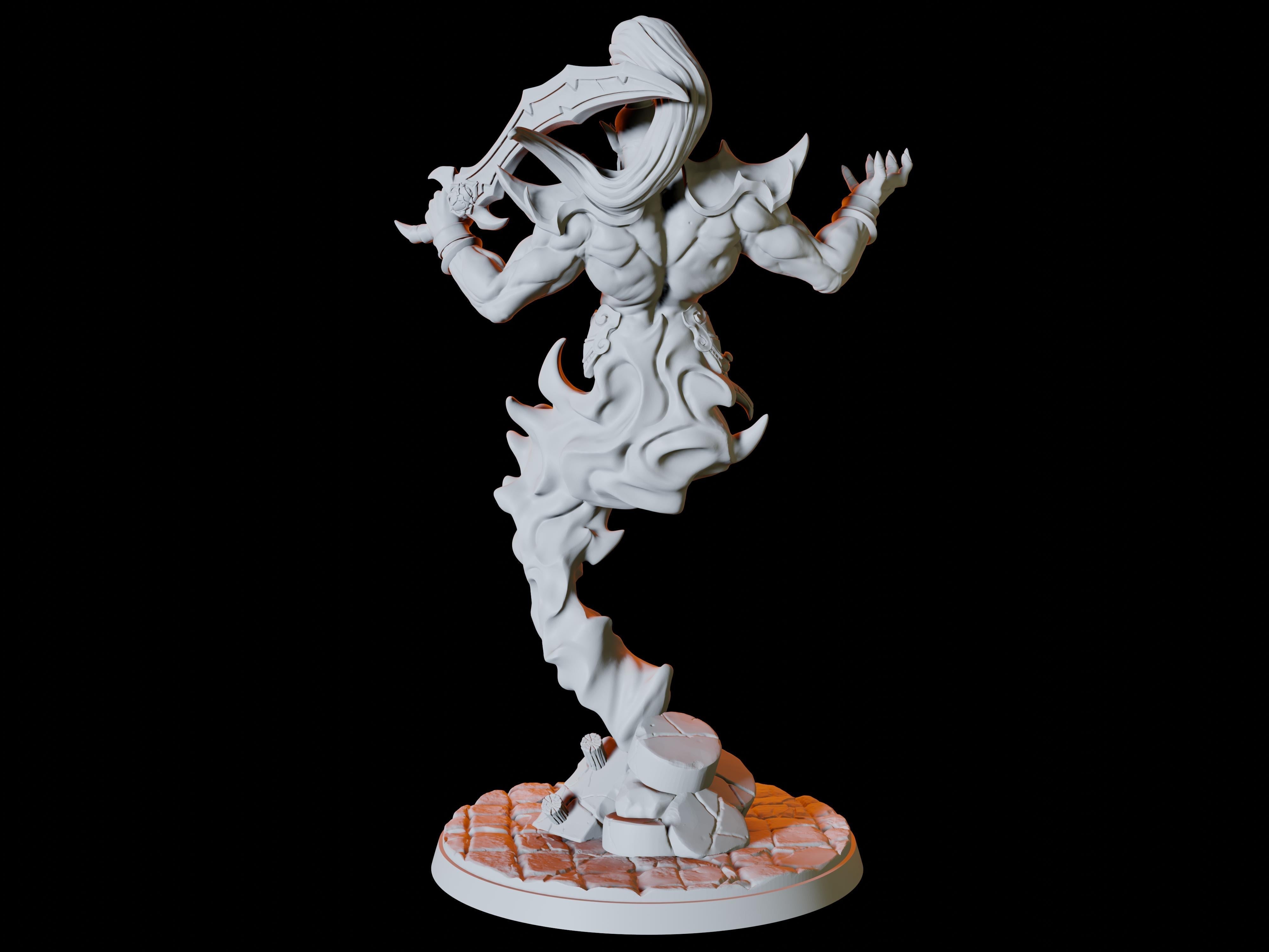 Male Djinni Miniature for Dungeons and Dragons - Myth Forged