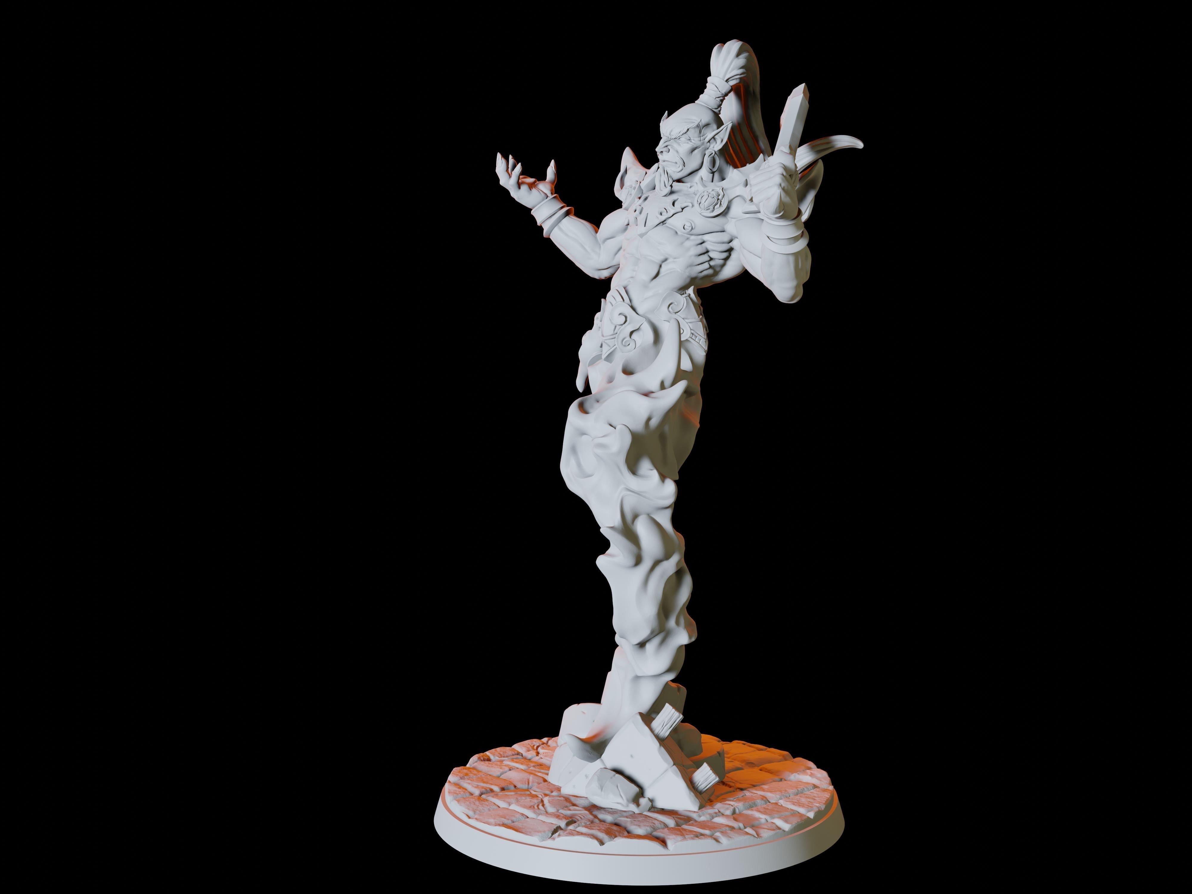 Male Djinni Miniature for Dungeons and Dragons - Myth Forged