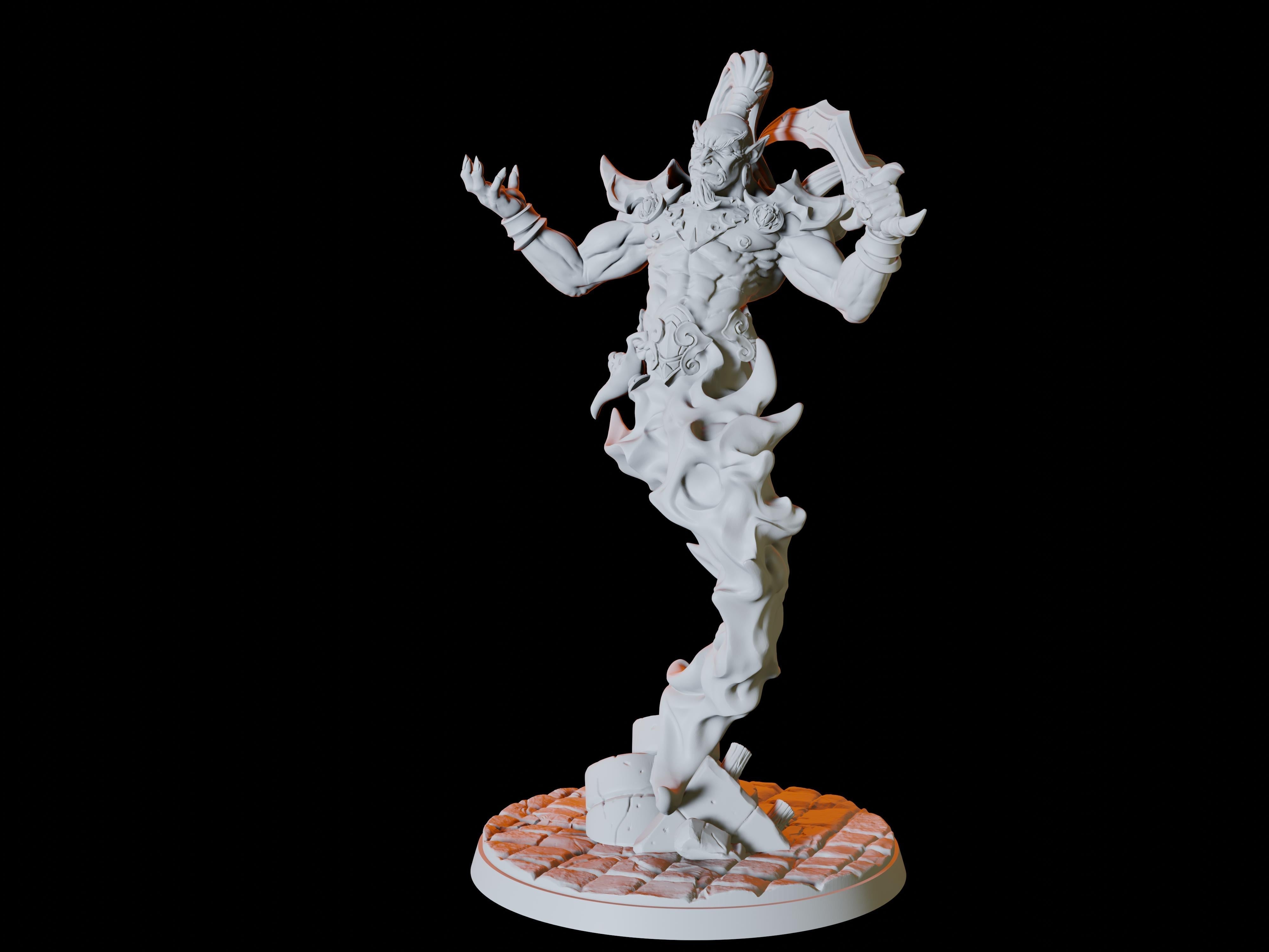 Male Djinni Miniature for Dungeons and Dragons - Myth Forged