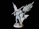 Male Human Warrior Miniature for Dungeons and Dragons, Pathfinder or other TTRPGs