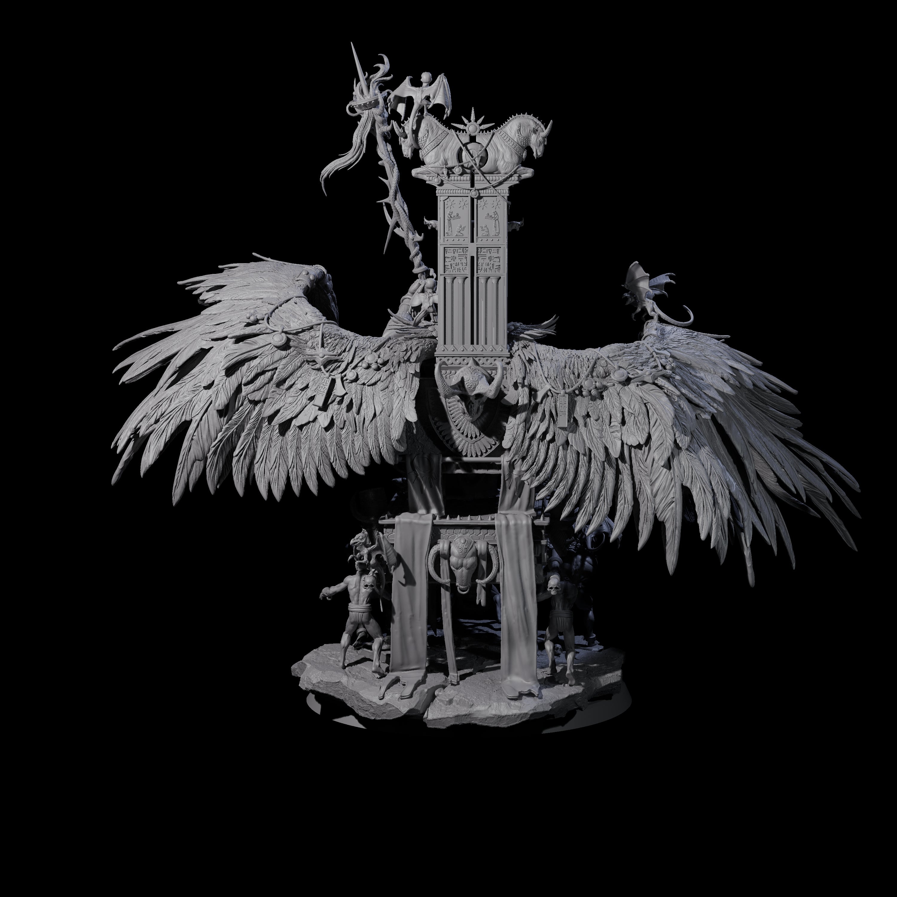 Maleficent Archdevil Lord Miniature for Dungeons and Dragons, Pathfinder or other TTRPGs